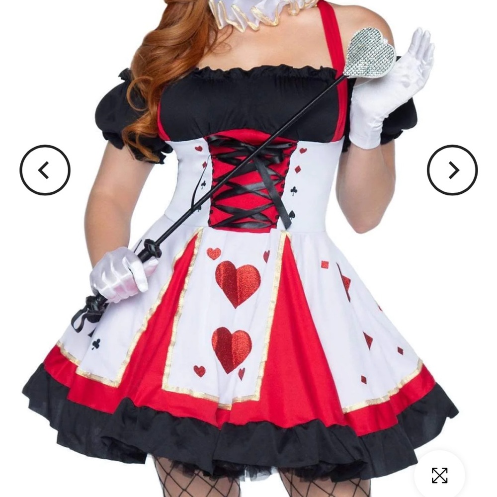 Leg Avenue pretty playing card Halloween costume 3x/4x
